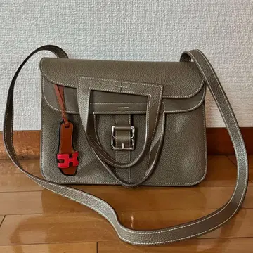 숄더백 그레이지 가죽 참