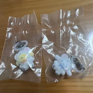 푹신푹신 스노우 메지루시 액세서리 가챠 시나몬 푸딩 세트