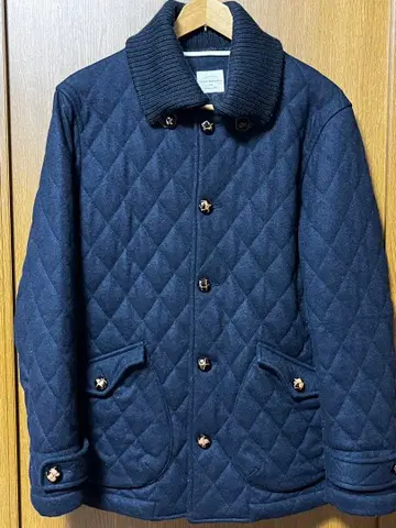 어반 리서치 네이비 퀼팅 자켓