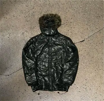 archive 퍼 다운 자켓 converse y2k 시크 스타일 광택