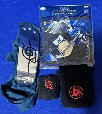 나루토 NARUTO 이마 수건 파우치 이타치 사스케 손수건 리스트 밴드