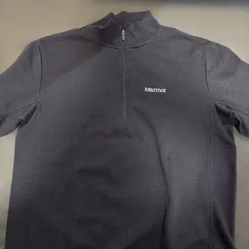 Marmot 브라운 긴팔 트레이닝복 지퍼 포함