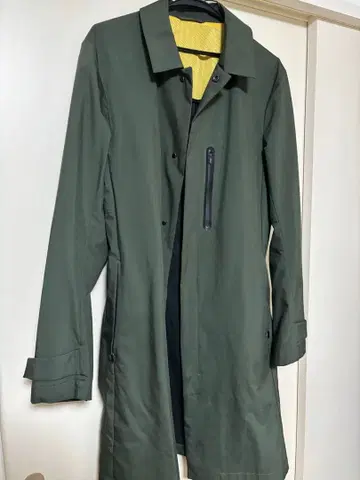 데상트 롱 코트 ( 카키색 )