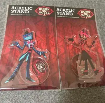 새상품 해즈빈 호텔 아크릴 스탠드 복스 알래스터 세트