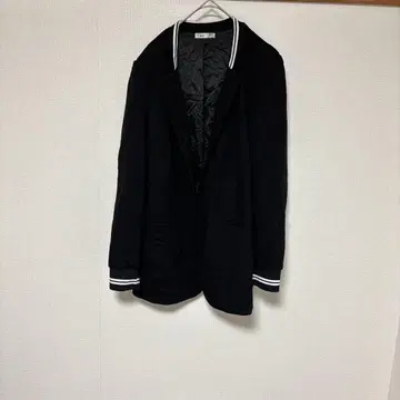 Dex 블랙 검정 저지풍 자켓 [ S 사이즈 ]