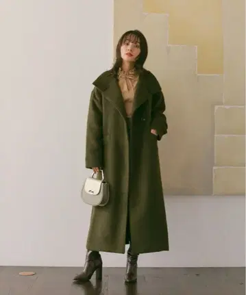 N WITH. 샤기 롱 코트