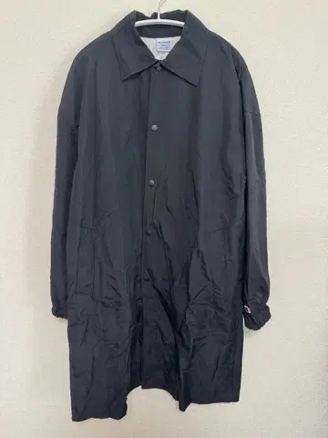 Champion 블랙 트렌치코트 S 사이즈
