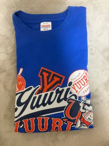 유리 아시아 투어 굿즈 T셔츠 M 사이즈