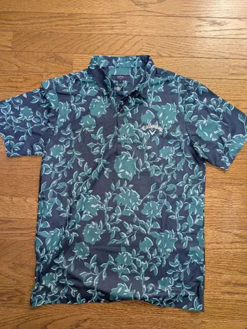 캘러웨이 플로럴 피케 셔츠