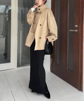 CAPRICIEUX LE'MAGE 미들 트렌치코트