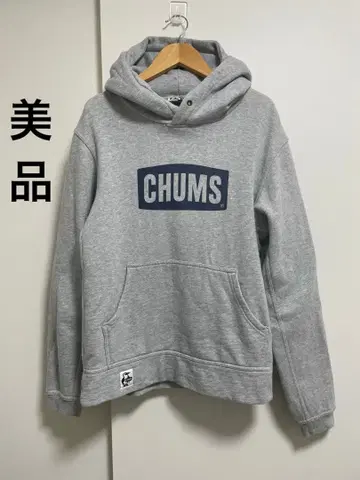CHUMS 참스 로고 풀오버 후드티