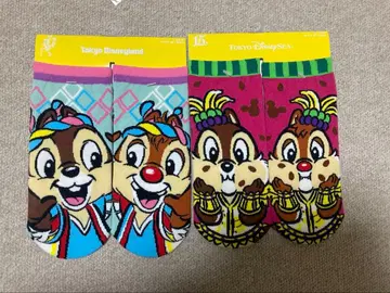 칩앤데일 양말 2족 세트 도쿄 디즈니 리조트