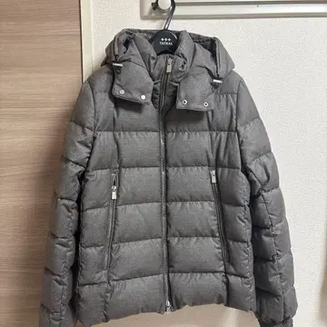 TATRAS 그레이 다운 자켓 후드 부착