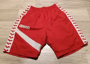 arena 빨간색 화이트 숏팬츠
