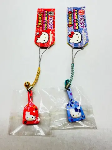 지역 한정 키티 고치 한정 꽃 나루코 요사코이 끈 장식 헬로키티