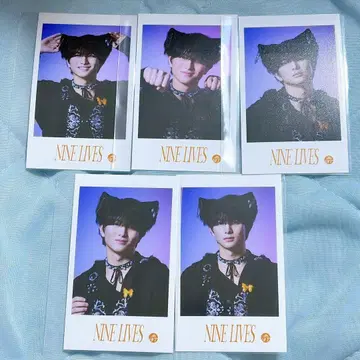 초특급 하루 NINE LIVES 미니 사진 컴플리트 5장 세트
