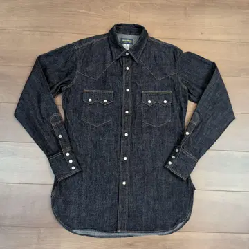 BEAMS HARD WEAR 일본제 데님 셔츠 웨스턴 셔츠 M