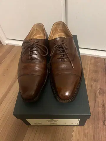 CROCKET&JONES 스트레이트 팁 사이즈 5E 브라운 내익