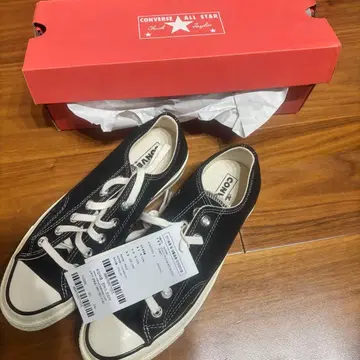 새상품! 컨버스 척테일러 CT70 로우컷 블랙 24cm