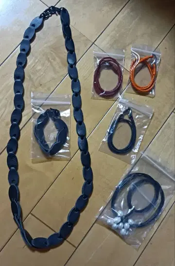 새상품 6세트 가죽 액세서리 목걸이 초커 QVC 샵 채널