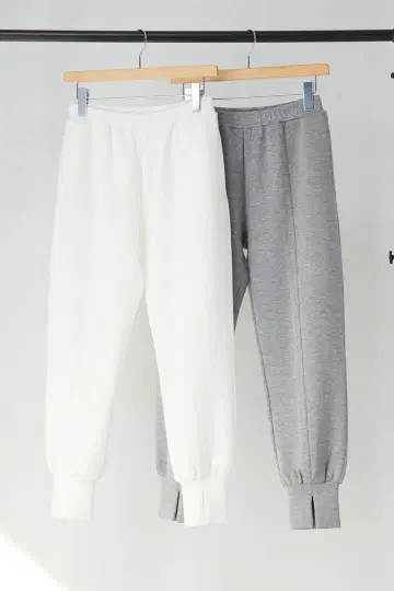 오토하 라이트 종이상자 조거 팬츠 그레이