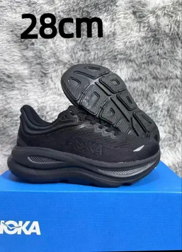 [ 새상품 ] HOKA ONE ONE BONDI9 스니커즈 블랙 28cm