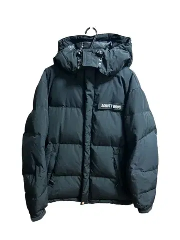 SCHOTT BROS 블랙 다운 자켓