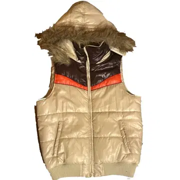 00s 90s Vintage Down Vest w/z Hood