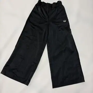 아디다스 블랙 와이드 팬츠 L