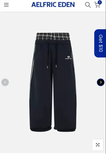 aelfric eden 스웨트 팬츠 네이비 컬러