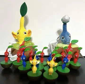 뽑기 봉제 인형 마스코트 피크민 흔들흔들 피규어 헤어핀 17개