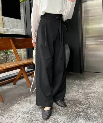 랩 하이웨스트 팬츠 CAPRICIEUX LE'MAGE 마쥬