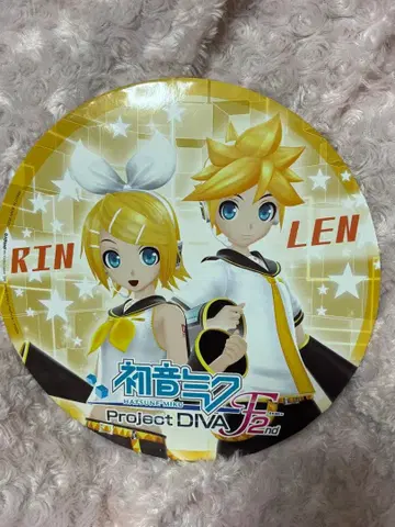 보컬로이드 volcaloid 하이퀄리티 점보 캔뱃지 카가미네 린 렌