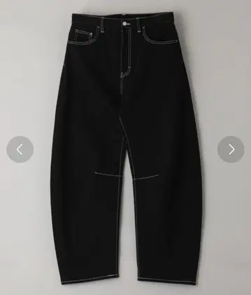 새상품급 info. BEAUTY&YOUTH 커브 데님 팬츠