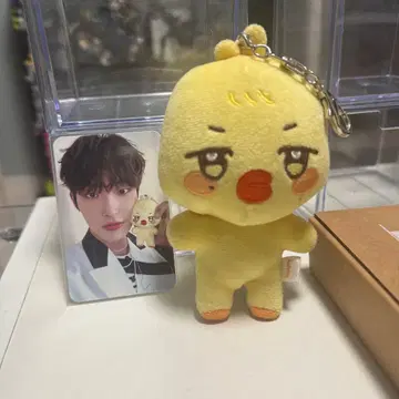 ATEEZ 민기 aniteez 뵤민 키링 트레이딩 카드 포함