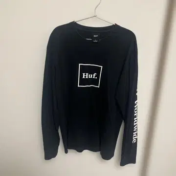 [ HUF ] black 롱T 사이즈 L