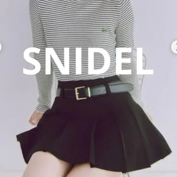 [ SNIDEL ] 몇 시간 착용만 오늘 한정 가격 벨트 포함 숏 팬츠
