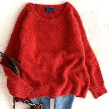 쉽스 크루넥 퍼 니트