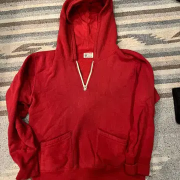 BALL PARK 레드 후드티 M