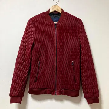 ZARA 자라 퀼팅 점퍼 블루종 겨울 포켓 지퍼