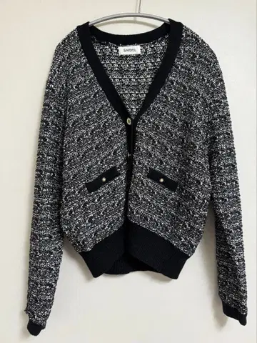 snidel 트위드 니트 가디건