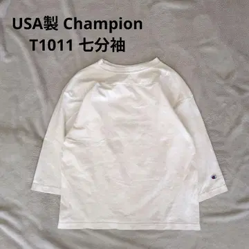 USA제 Champion 챔피온 풋볼 셔츠 롱 T 7부 기장
