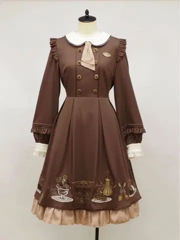 [ 미사용 ] Amavel 찻집 아마벨의 쇼콜라 트리 원피스