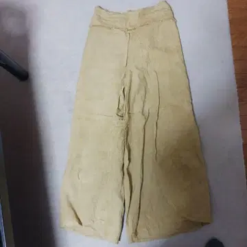 payaka asana 랩 팬츠 (머스타드) 팬츠 허리밴딩