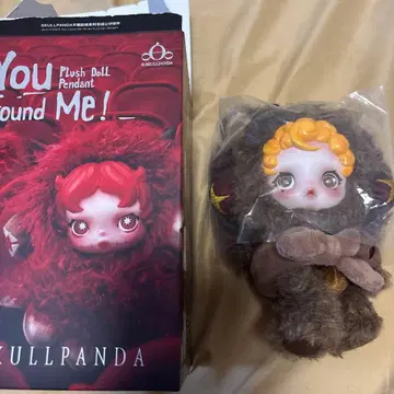 SKULLPANDA You Found Me! 시리즈 봉제 인형 펜던트