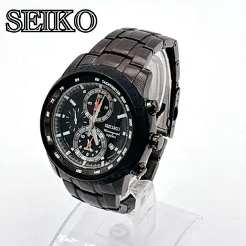 SEIKO 크로노그래프 7T62-0HL0 블랙 본체만