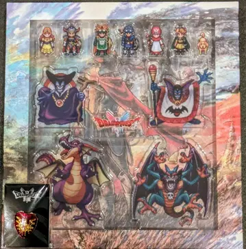 드래곤 퀘스트 1&2 특전 아크릴 블록 로토의 방패 핀즈