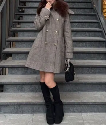 리엔다 A라인 스텐카라 코트 가을 옷