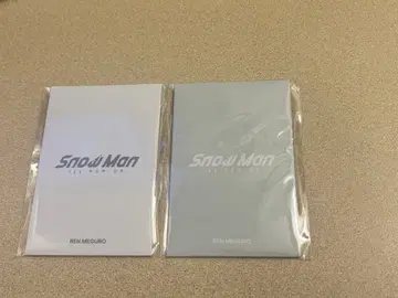 SnowMan popup 서울 메구로 렌 포토 카드 팩 A.B 세트