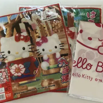 지역 한정 키티 키티 핸드 타월 키티 손수건 키티 묶음 판매